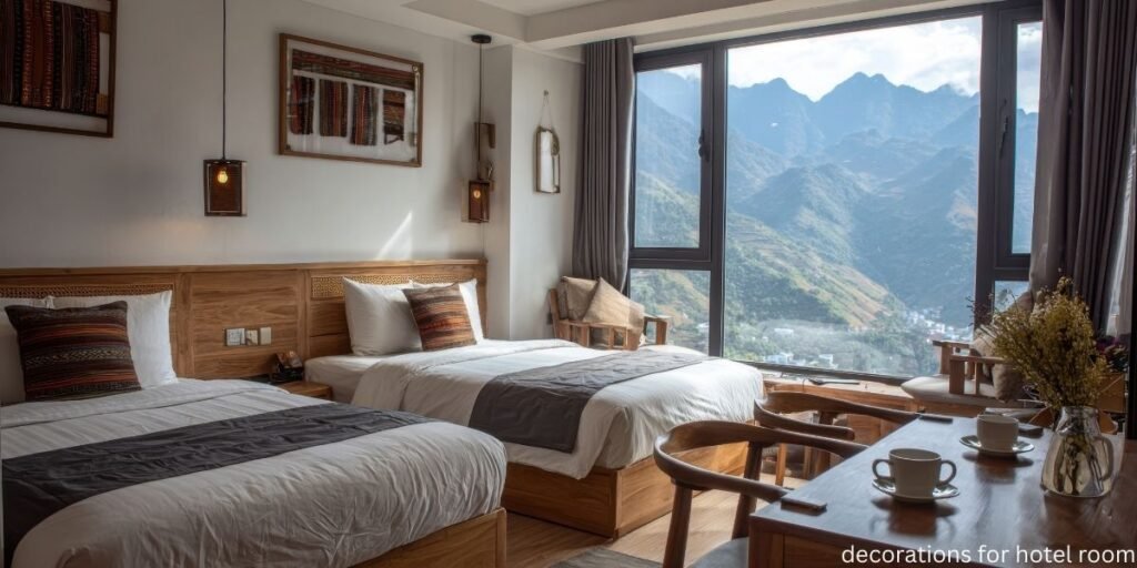 decorations for hotel room