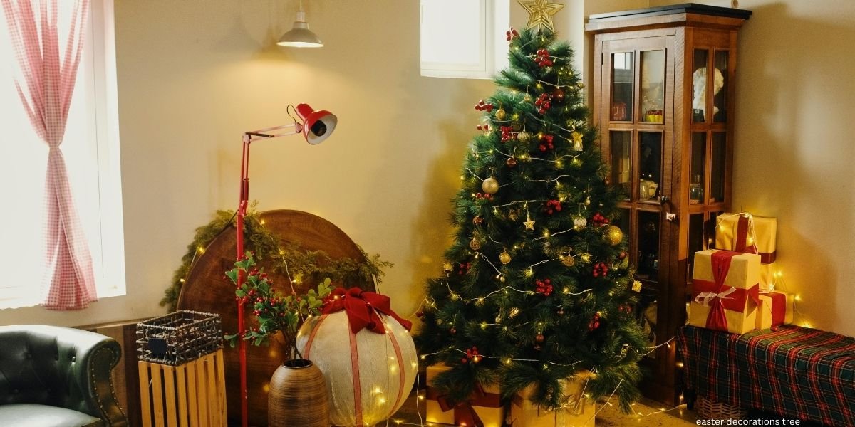 easter decorations tree