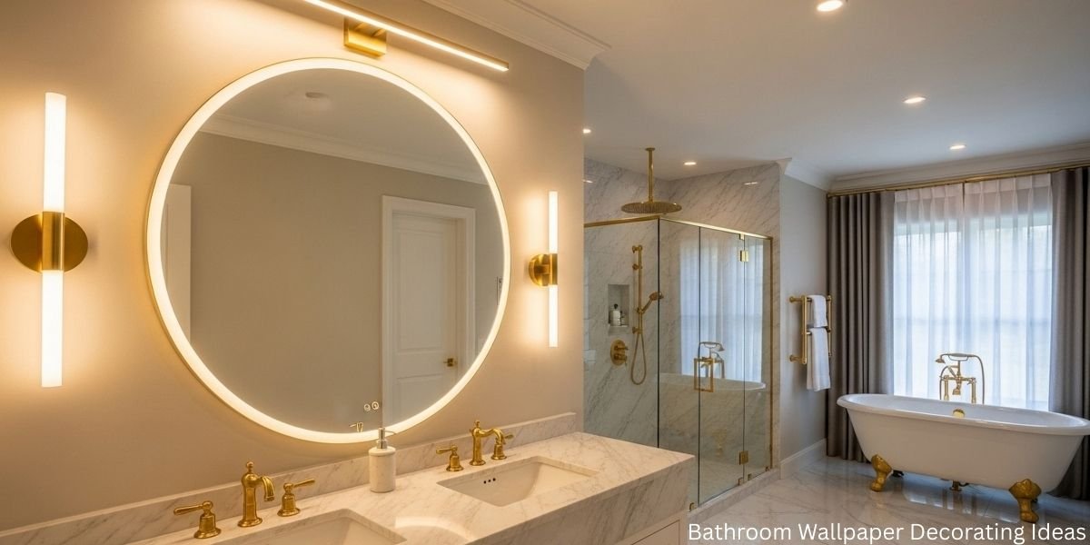 Bathroom Wallpaper Decorating Ideas