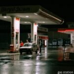 gas station canopy construction