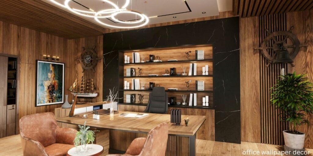 office wallpaper decor