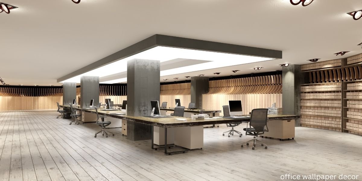 office wallpaper decor