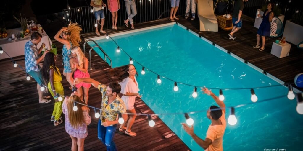 decor pool party